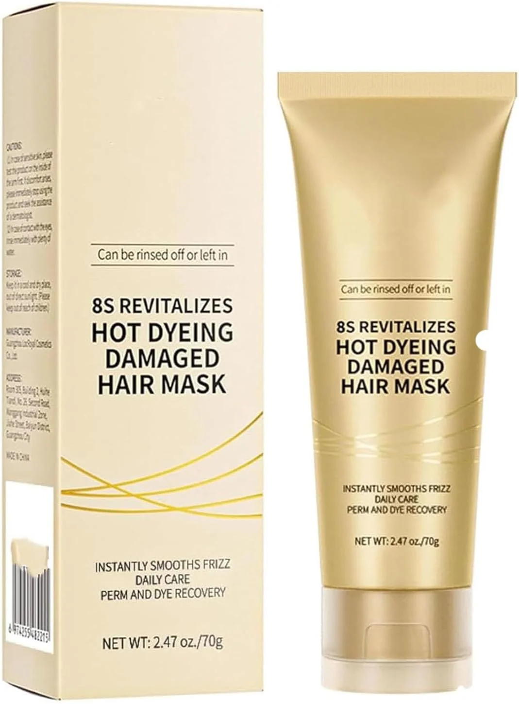 ماسک مو احیا کننده 8 ثانیه ای، ماسک موی آسیب دیده رنگ شده، ماسک ترمیم کننده و مرطوب کننده عمیق، صاف کننده فوری موخوره، مراقبت روزانه، مناسب برای انواع مو (1 عدد) ماسک مو احیا کننده 8 ثانیه ای، ماسک موی آسیب دیده رنگ شده، ماسک ترمیم کننده و مرطوب کننده عمیق، صاف کننده فوری موخوره، مراقبت روزانه، مناسب برای انواع مو (1 عدد)