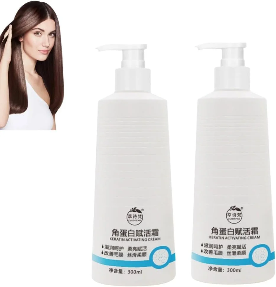 کرم نرم کننده احیا کننده کراتین 300 میلی لیتر، کرم غنی کننده کراتین، کرم صاف کننده مو اصلاح کننده پروتئین، نرم کننده مو ابریشمی و صاف، نرم کننده عمیق برای موهای خشک، آسیب دیده و وز (2 عدد) کرم نرم کننده احیا کننده کراتین 300 میلی لیتر، کرم غنی کننده کراتین، کرم صاف کننده مو اصلاح کننده پروتئین، نرم کننده مو ابریشمی و صاف، نرم کننده عمیق برای موهای خشک، آسیب دیده و وز (2 عدد)