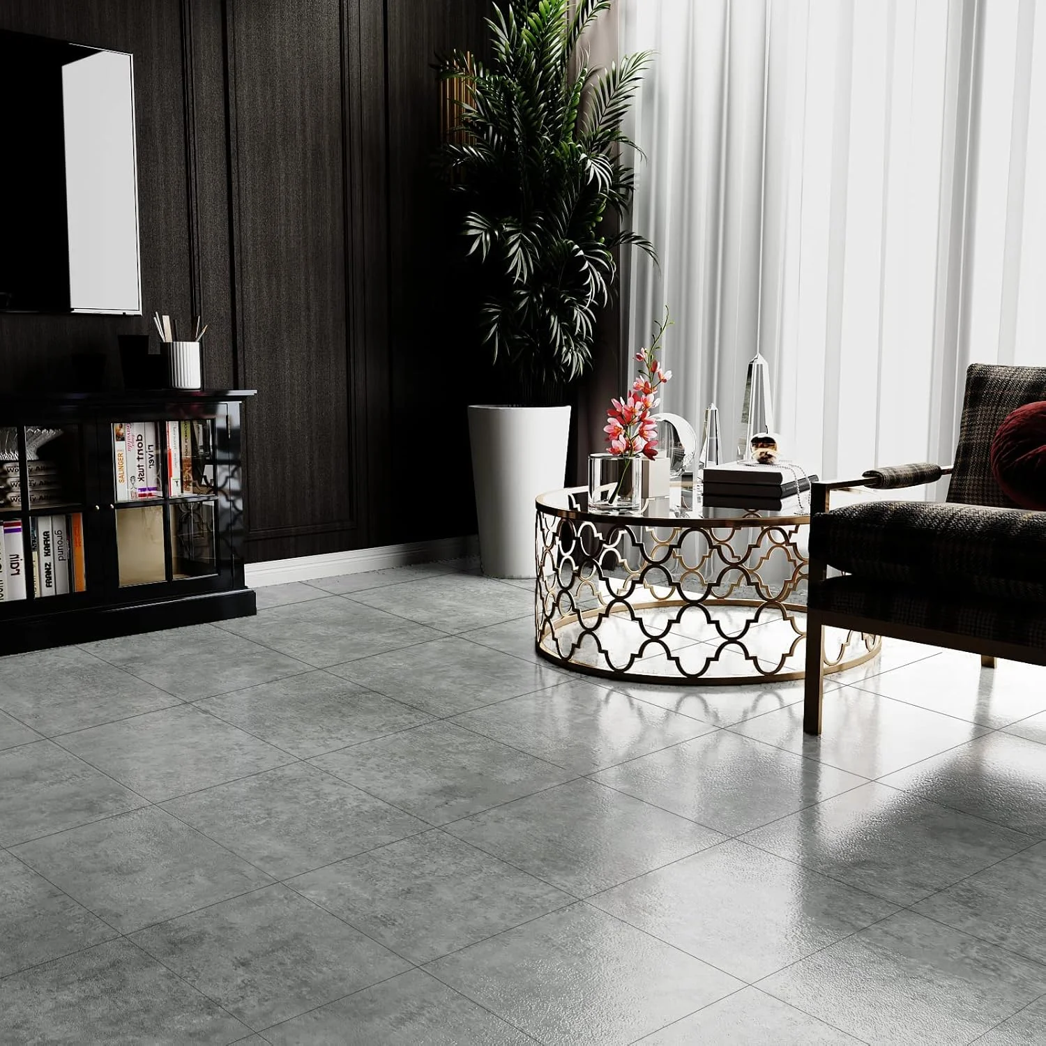 کاشی های کفپوش وینیل خود چسب VEELIKE، بسته 12 عددی، سایز 30x30 سانتی متر، طرح بتن خاکستری لمینت، ضخامت 1.5 میلی متر، ضد آب، بادوام و تمیز کردن آسان، مناسب برای خانه، دفتر، RV کاشی های کفپوش وینیل خود چسب VEELIKE، بسته 12 عددی، سایز 30x30 سانتی متر، طرح بتن خاکستری لمینت، ضخامت 1.5 میلی متر، ضد آب، بادوام و تمیز کردن آسان، مناسب برای خانه، دفتر، RV