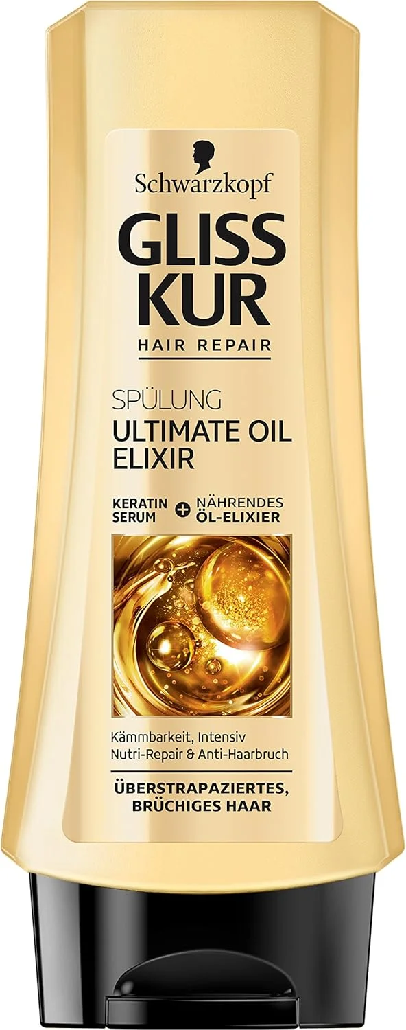 نرم کننده مو شوارتسکف گلیس کور Ultimate Oil Elixir بسته 3 عددی 200 میلی لیتری نرم کننده مو شوارتسکف گلیس کور Ultimate Oil Elixir بسته 3 عددی 200 میلی لیتری