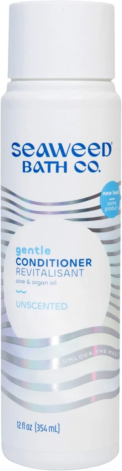 نرم کننده ملایم مو Seaweed Bath Co.، بدون عطر، 355 میلی لیتر، برداشت پایدار، حاوی آلوئه ورا و روغن آرگان، مناسب برای موهای خشک و آسیب دیده نرم کننده ملایم مو Seaweed Bath Co.، بدون عطر، 355 میلی لیتر، برداشت پایدار، حاوی آلوئه ورا و روغن آرگان، مناسب برای موهای خشک و آسیب دیده