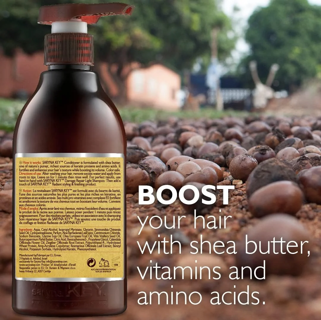 نرم کننده مو سارینا کی مدل Damage Repair LIGHT Shea - مناسب موهای نازک، کم حجم و شکننده، حجم دهنده سبک با شی باتر خالص آفریقایی 500 میلی لیتر نرم کننده مو سارینا کی مدل Damage Repair LIGHT Shea - مناسب موهای نازک، کم حجم و شکننده، حجم دهنده سبک با شی باتر خالص آفریقایی 500 میلی لیتر