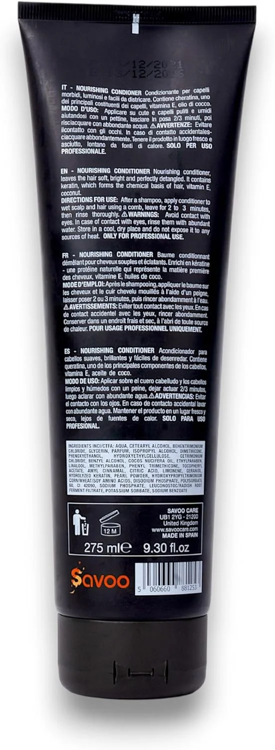 نرم کننده مو ساوو – پروتئین مغذی 275 میلی لیتر | غنی شده با کراتین، ویتامین E، پودر مروارید و روغن نارگیل | آبرسانی عمیق، درخشندگی و ترمیم برای موهای خشک، آسیب دیده، فر و نازک نرم کننده مو ساوو – پروتئین مغذی 275 میلی لیتر | غنی شده با کراتین، ویتامین E، پودر مروارید و روغن نارگیل | آبرسانی عمیق، درخشندگی و ترمیم برای موهای خشک، آسیب دیده، فر و نازک