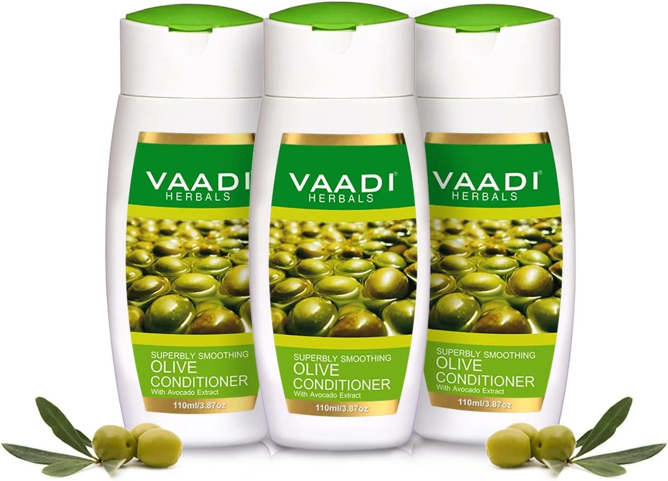 نرم کننده موی سر حاوی ویتامین های متعدد، روغن زیتون غنی و عصاره آووکادو وادی هربالز - 110 میلی لیتر