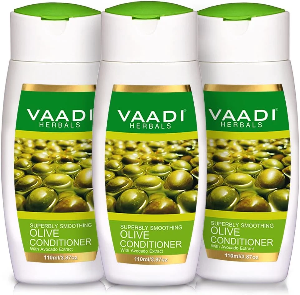 نرم کننده موی سر حاوی ویتامین های متعدد، روغن زیتون غنی و عصاره آووکادو وادی هربالز - 110 میلی لیتر