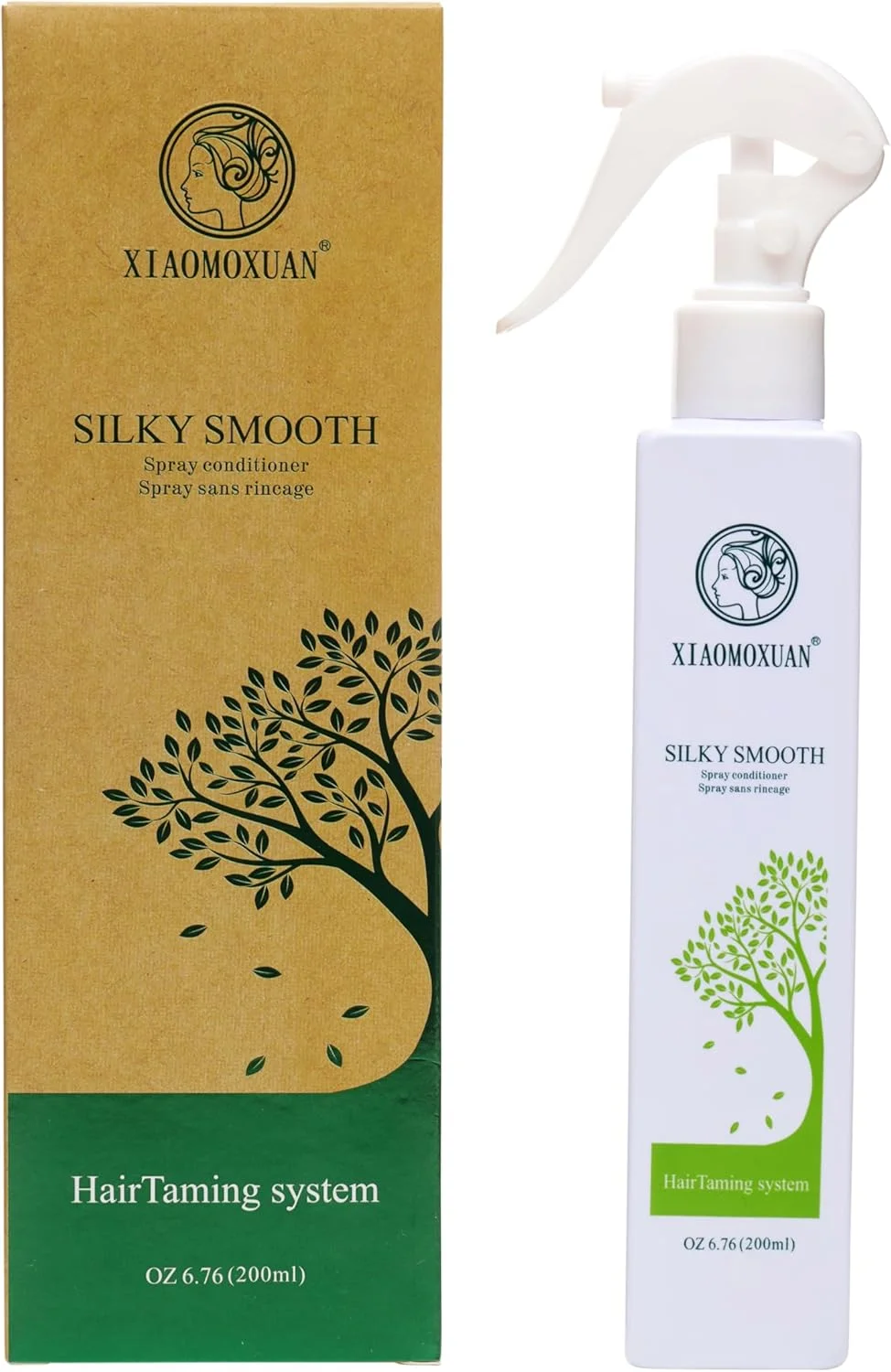 نرم کننده موی سر بدون نیاز به آبکشی درخت چای طبیعی Xiaomoxuan برای آقایان و بانوان - نرم کننده مرطوب کننده عمیق برای درمان موهای خشک - باز کننده گره مو - Acondicionador para Cabello Maltratado