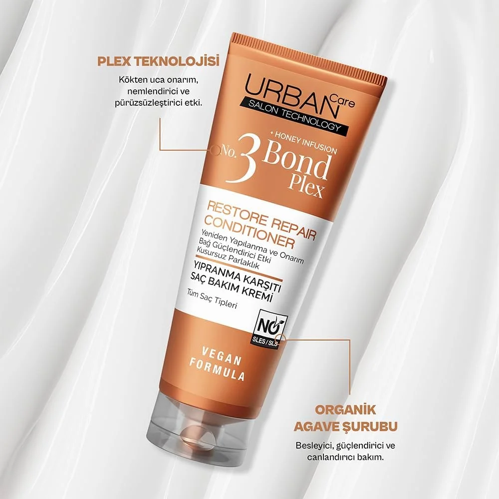 نرم کننده ترمیم کننده موهای آسیب دیده اوربان کر شماره 3 باند پلکس نرم کننده ترمیم کننده موهای آسیب دیده اوربان کر شماره 3 باند پلکس