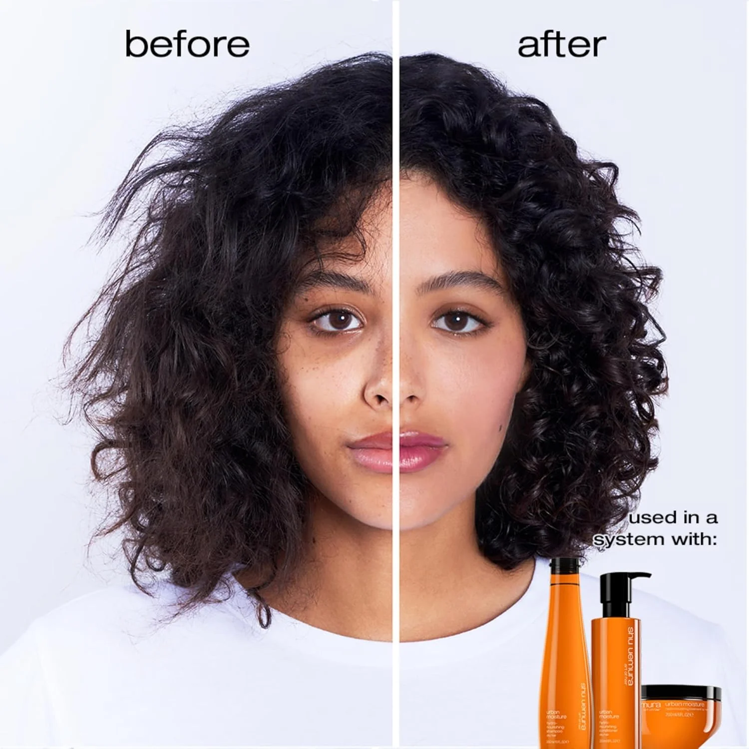 نرم کننده آبرسان و مغذی مو شو اومورا مدل Urban Moisture حجم ۴۰ میلی لیتر