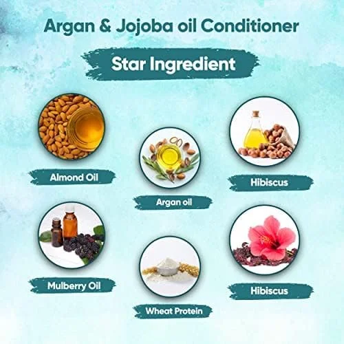 نرم کننده مو روغن آرگان و جوجوبا تروبریز حاوی عصاره فندق، توت و وتیور | ضد وز | فاقد سولفات و پارابن