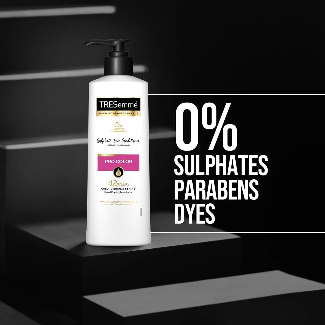 نرم کننده مو ترزمه Pro Color Shineplex با فناوری Shineplex™ و روغن کاملیا برای درخشندگی و شادابی رنگ مو تا 12 هفته، فاقد سولفات، پارابن و رنگ، 250 میلی لیتر