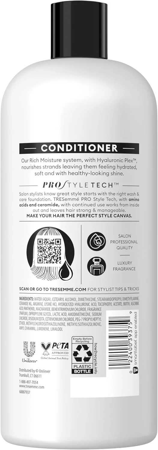 نرم کننده موی سر غنی از رطوبت و لوکس ترزمه - 828 میلی لیتر