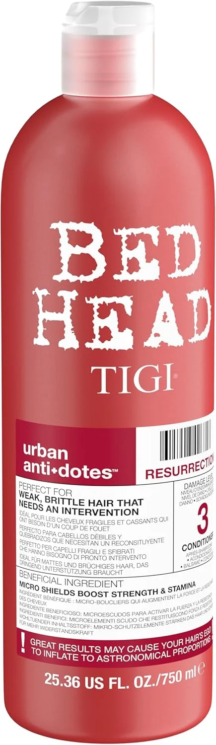 نرم کننده موهای آسیب دیده تی جی آی Bed Head by Urban Antidotes Resurrection حجم 750 میلی لیتر