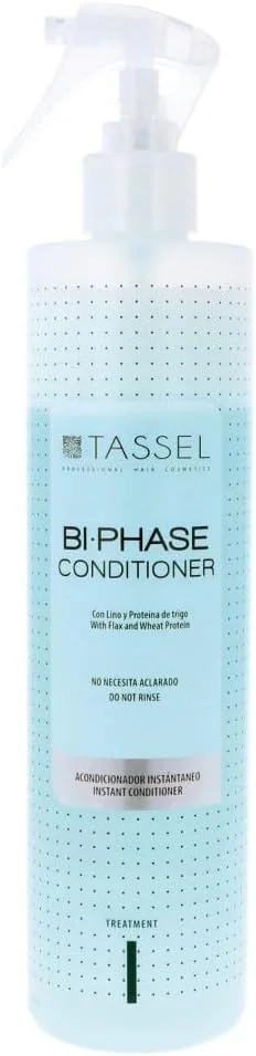 نرم کننده دو فاز Tassel | حاوی پروتئین گندم | برای آبرسانی، انعطاف پذیری و صاف کردن مو - برای موهای خشک و آسیب دیده (500 میلی لیتر)