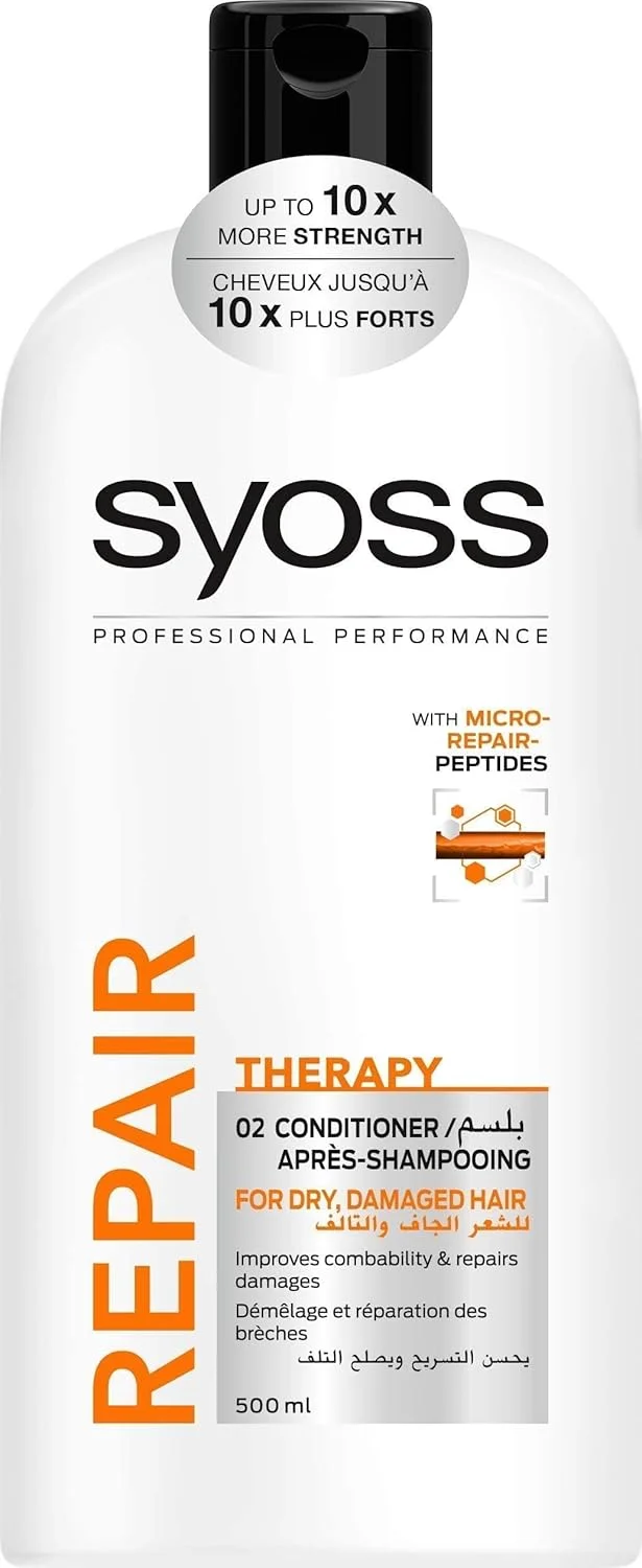 نرم کننده مو سایوس سری Repair حجم 500 میلی لیتر مناسب موهای خشک و آسیب دیده