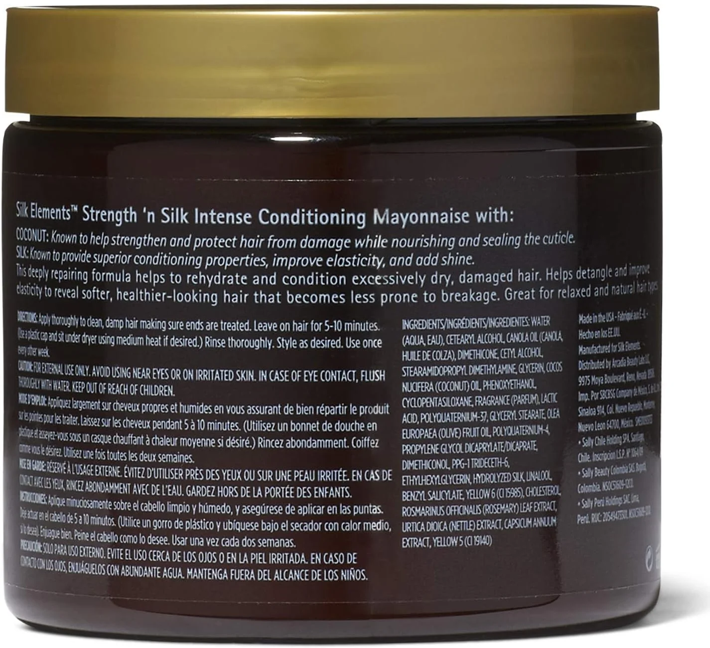 ماسک موی مغذی قوی حاوی ابریشم