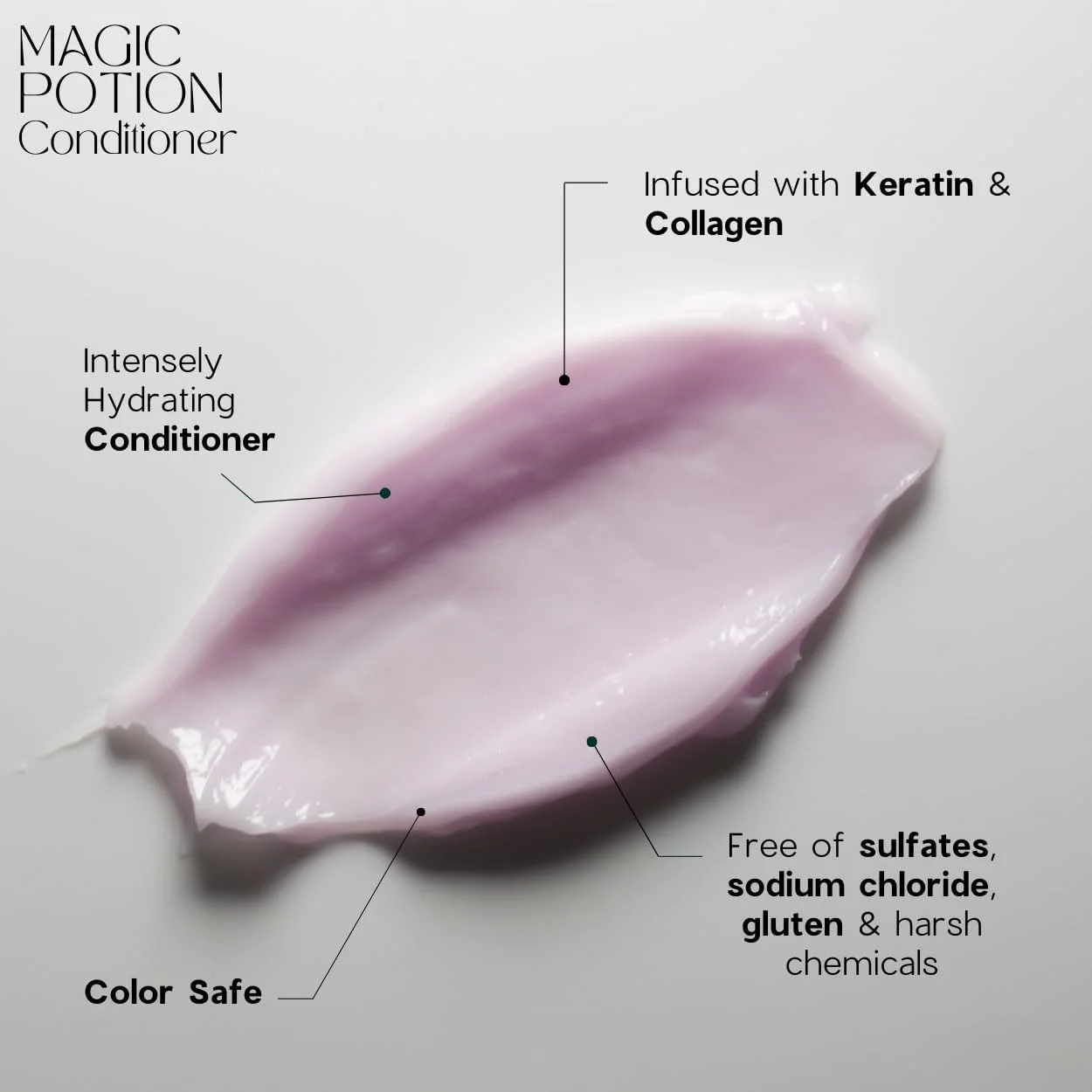 نرم کننده مو سیمپلی اسموت اکستند کراتین رپارِتیو مجیک پوشن 1000 میل