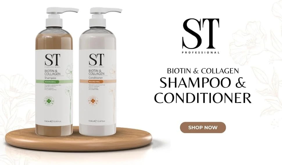 نرم کننده مغذی بیوتین و کلاژن اس تی پروفشنال 1000 میلی لیتر | حاوی مواد مغذی غنی و بدون پارابن
