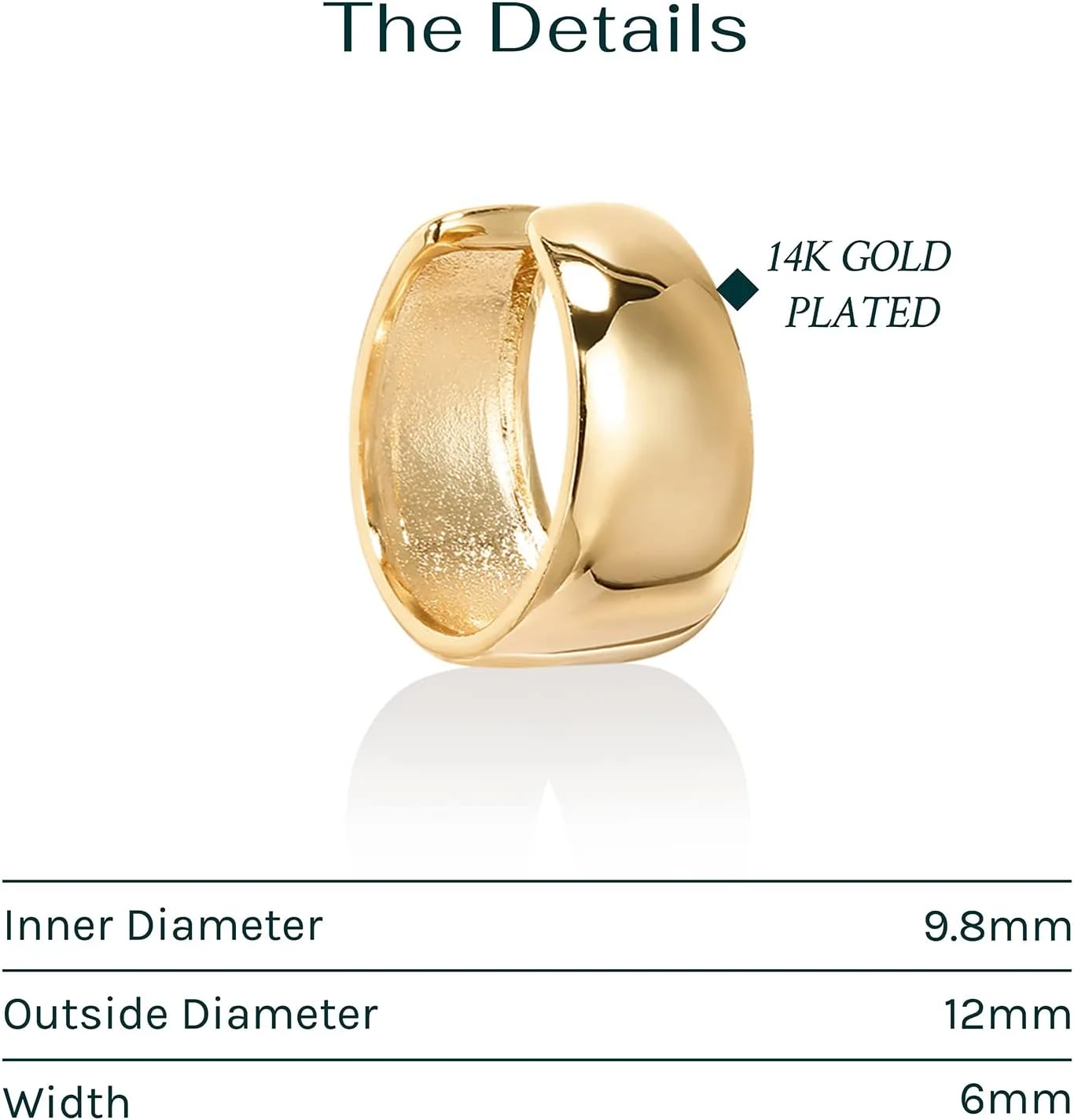 گوشواره های حلقه ای کوچک پاوی با روکش طلای 14 عیار و نقره استرلینگ 925 برای زنان | گیره گوشواره بدون سوراخ گوشواره های حلقه ای کوچک پاوی با روکش طلای 14 عیار و نقره استرلینگ 925 برای زنان | گیره گوشواره بدون سوراخ