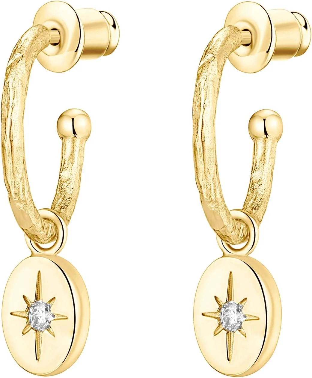 گوشواره های حلقه ای آویزی پاوی با روکش طلای 14 عیار و پایه نقره استرلینگ 925 | گوشواره حلقه ای آویز پروانه، چشم نظر، هامسا، مروارید برای زنان | گوشواره های حلقه ای آویز مد روز گوشواره های حلقه ای آویزی پاوی با روکش طلای 14 عیار و پایه نقره استرلینگ 925 | گوشواره حلقه ای آویز پروانه، چشم نظر، هامسا، مروارید برای زنان | گوشواره های حلقه ای آویز مد روز