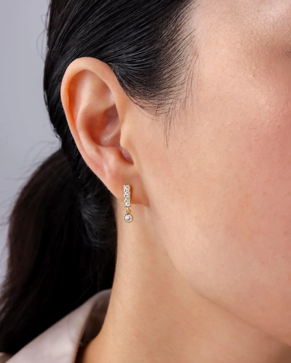 PAVOI 14K Gold Plated Sterling Silver Posts Cubic Zirconia Bar Flat Backs Stud Earrings for Women - Earscape Drop Dangle Round CZ Mini Stud Earrings PAVOI 14K Gold Plated Sterling Silver Posts Cubic Zirconia Bar Flat Backs Stud Earrings for Women - Earscape Drop Dangle Round CZ Mini Stud Earrings