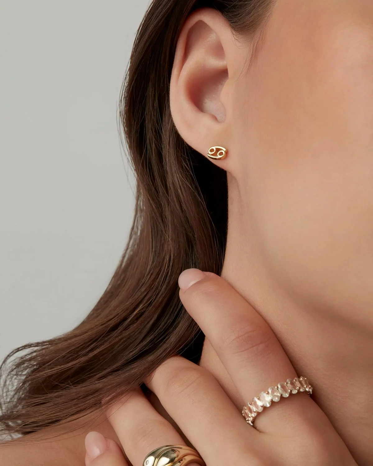 گوشواره های میخی نشانه های زودیاک با روکش طلای 14 عیار و پایه نقره استرلینگ برای زنان | گوشواره های ظریف طالع بینی گوشواره های میخی نشانه های زودیاک با روکش طلای 14 عیار و پایه نقره استرلینگ برای زنان | گوشواره های ظریف طالع بینی