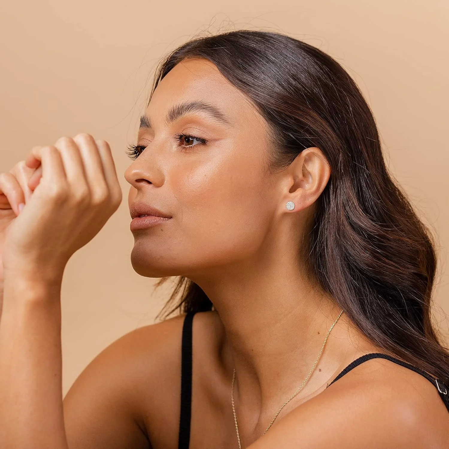 گوشواره های میخی با روکش طلای 14 عیار و پایه نقره استرلینگ PAVOI برای زنان | دیسک مینی CZ Pave | گوشواره های طلایی برای زنان گوشواره های میخی با روکش طلای 14 عیار و پایه نقره استرلینگ PAVOI برای زنان | دیسک مینی CZ Pave | گوشواره های طلایی برای زنان