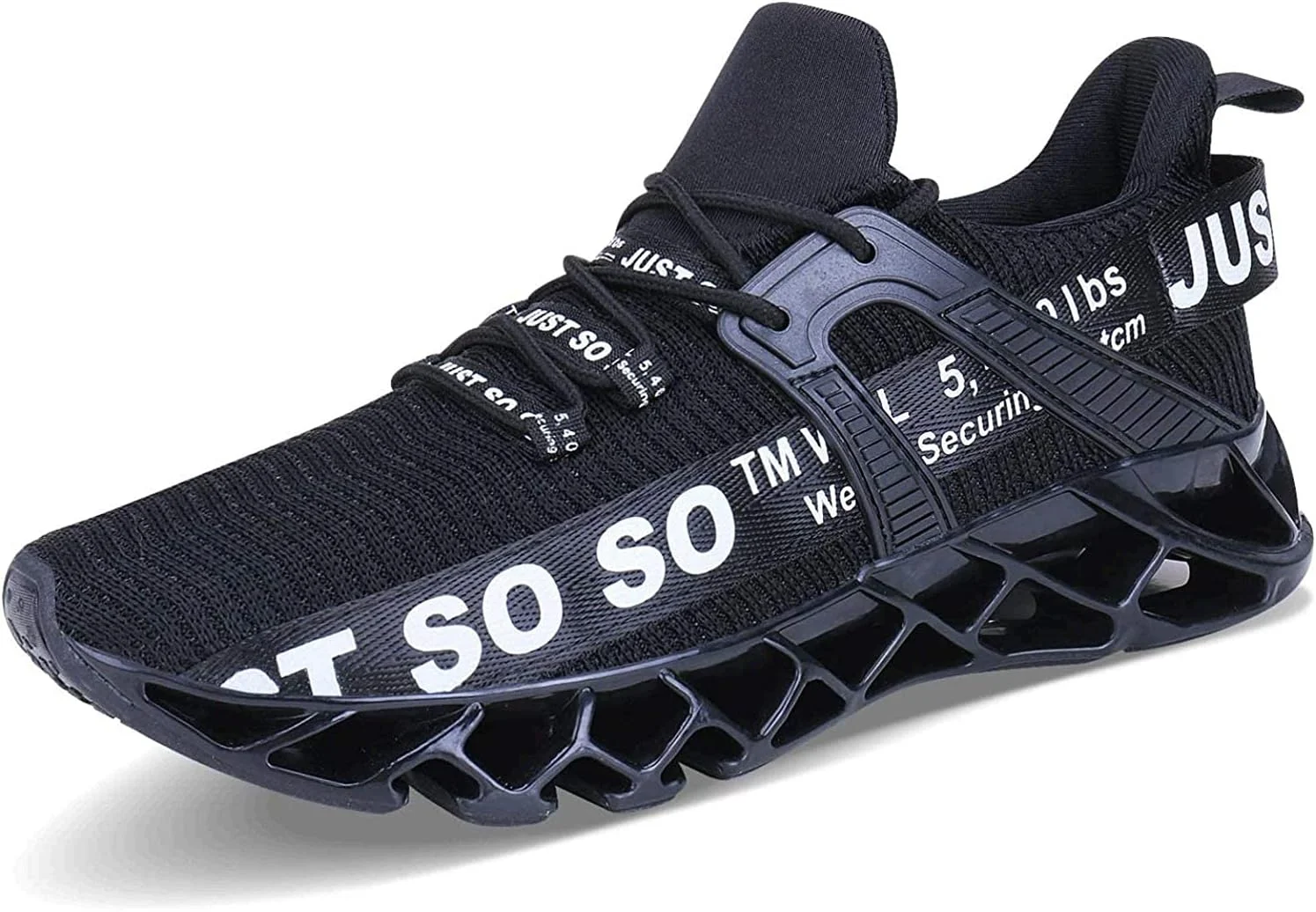 کفش های دویدن زنانه UMYOGO، ضد لغزش، ورزشی، تنیس، پیاده روی، مدل تیغه ای، مشکی، سایز 36