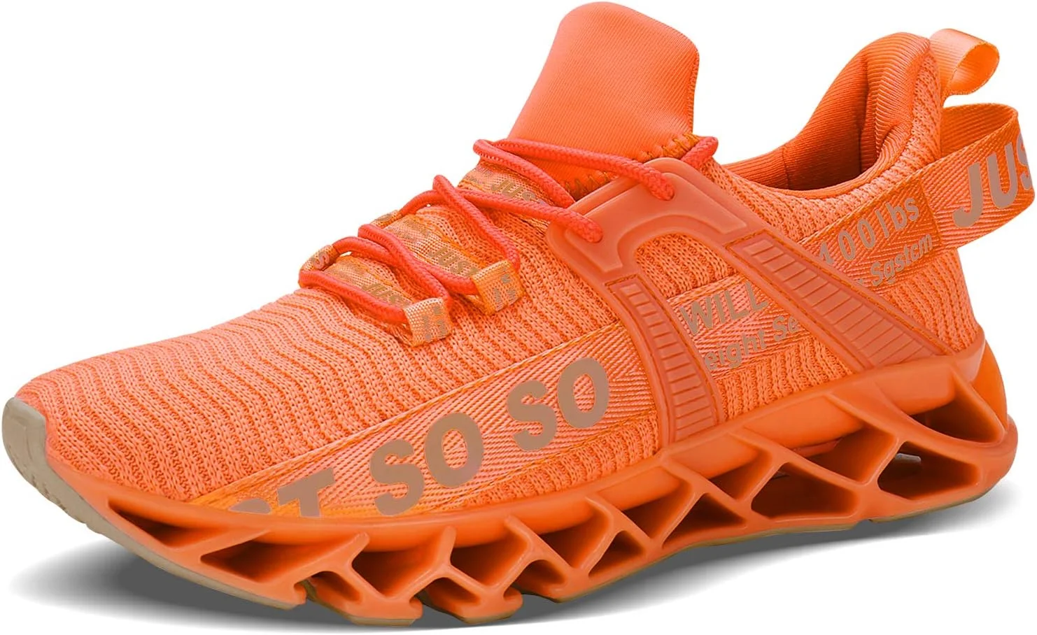 کفش های دویدن زنانه UMYOGO، کفش ورزشی تنیس پیاده روی ضد لغزش تیغه ای، صورتی استتاری، سایز 9.5