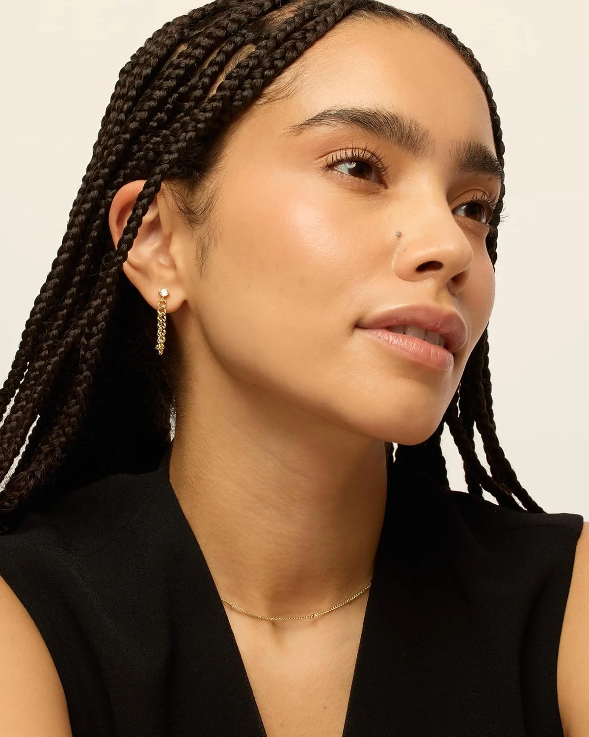 گوشواره های زنجیره ای آویز میخی نقره استرلینگ با روکش طلای 18 عیار PAVOI برای زنان | گوشواره های آویز نگین زیرکونیا مکعبی | گوشواره های Earscapes گوشواره های زنجیره ای آویز میخی نقره استرلینگ با روکش طلای 18 عیار PAVOI برای زنان | گوشواره های آویز نگین زیرکونیا مکعبی | گوشواره های Earscapes