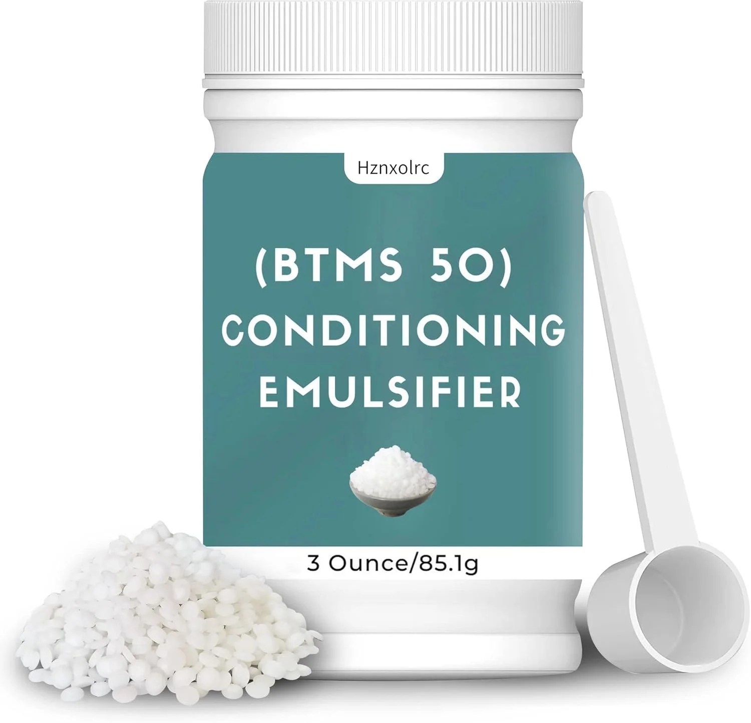 (89ml) - 89ml BTMS 50 امولسیفایر حالت دهنده برای ساخت نرم کننده مو، گرانول های امولسیفایر حالت دهنده BTMS 50 ممتاز، فعالیت بالاتر از BTMS 25، صاف و نرم کننده، تازه و دلپذیر... (89ml) - 89ml BTMS 50 امولسیفایر حالت دهنده برای ساخت نرم کننده مو، گرانول های امولسیفایر حالت دهنده BTMS 50 ممتاز، فعالیت بالاتر از BTMS 25، صاف و نرم کننده، تازه و دلپذیر...