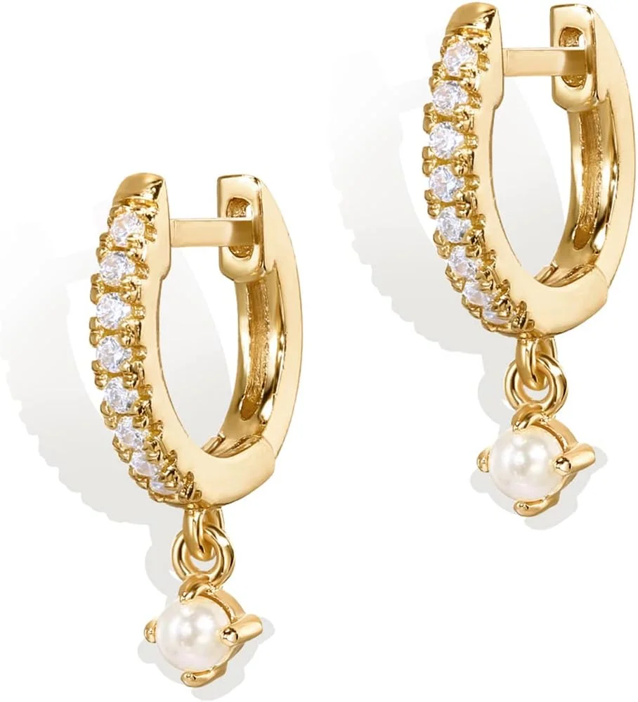 گوشواره های آویزی/آویزهای سبک وزن با روکش طلای 14 عیار و پایه نقره استرلینگ S925 پاوی برای زنان | زیورآلات مذهبی: صلیب، چشم نظر، شبدر، سلتیک | گوشواره های ظریف برای زنان گوشواره های آویزی/آویزهای سبک وزن با روکش طلای 14 عیار و پایه نقره استرلینگ S925 پاوی برای زنان | زیورآلات مذهبی: صلیب، چشم نظر، شبدر، سلتیک | گوشواره های ظریف برای زنان