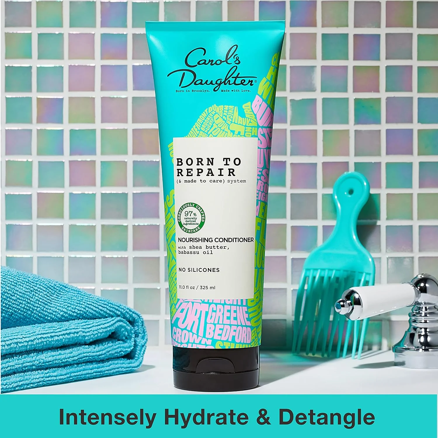 نرم کننده مغذی مو کارول داترز بورن تو ریپیر، مراقبت از مو فاقد سولفات برای موهای فر حاوی شی باتر، 325 میلی لیتر نرم کننده مغذی مو کارول داترز بورن تو ریپیر، مراقبت از مو فاقد سولفات برای موهای فر حاوی شی باتر، 325 میلی لیتر