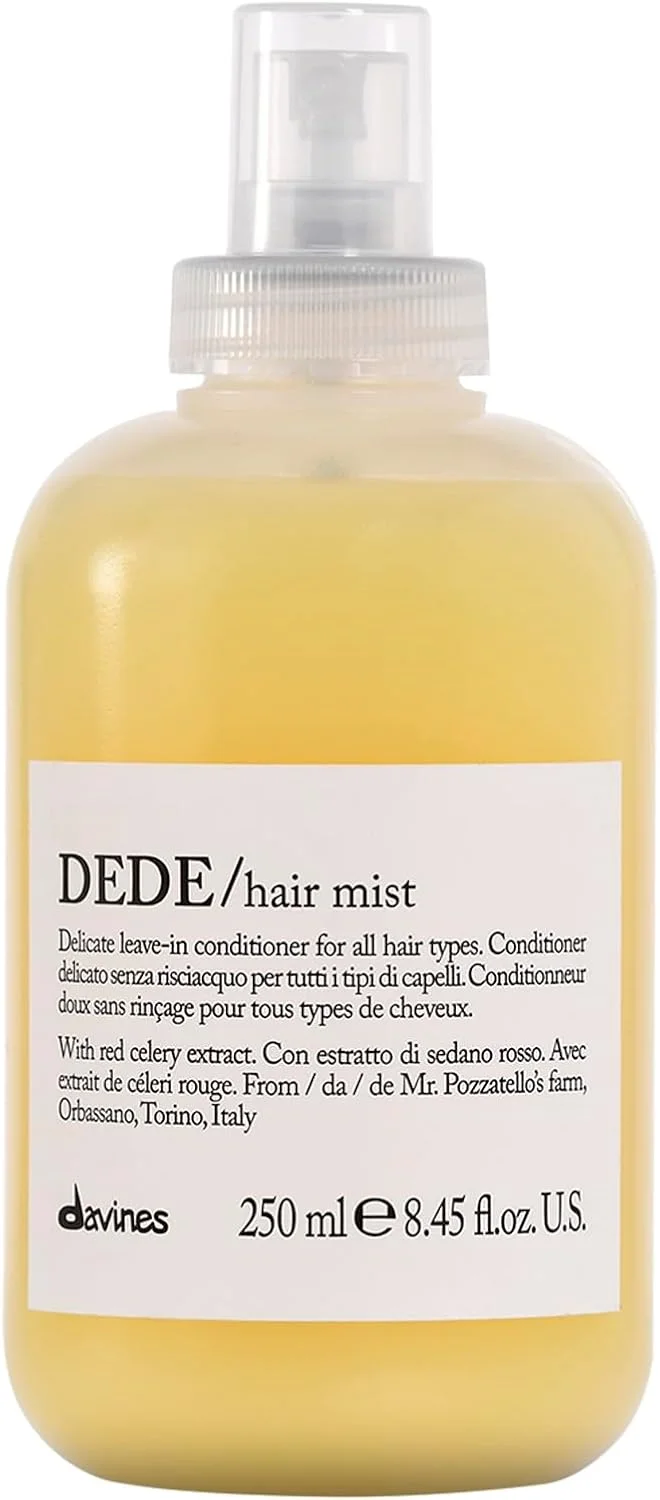 اسپری مو Davines DEDE، نرم کننده سبک و بدون نیاز به آبکشی، مرطوب کننده و درخشان کننده، افزایش شانه پذیری موهای نازک، 250 میلی لیتر اسپری مو Davines DEDE، نرم کننده سبک و بدون نیاز به آبکشی، مرطوب کننده و درخشان کننده، افزایش شانه پذیری موهای نازک، 250 میلی لیتر