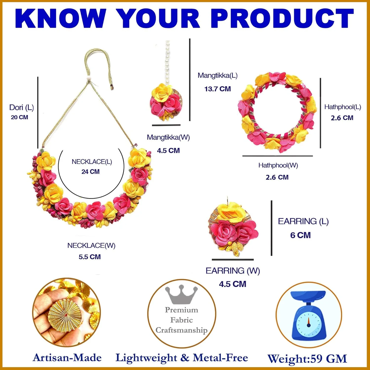 ست جواهرات زنانه شامل گردنبند، گوشواره، مانگ تیکا و دستبند با مروارید سفید، گلدوزی گوتا پاتی و مهره کاری مناسب مراسم حنابندان و مهندی ست جواهرات زنانه شامل گردنبند، گوشواره، مانگ تیکا و دستبند با مروارید سفید، گلدوزی گوتا پاتی و مهره کاری مناسب مراسم حنابندان و مهندی