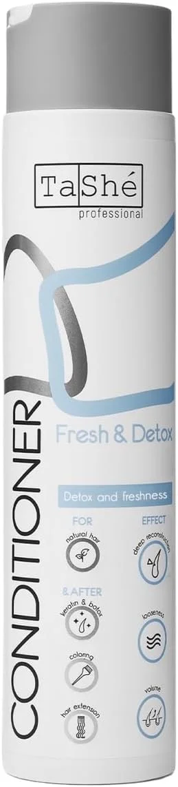 نرم کننده مو فلاریو "FRESH & DETOX" 300 میلی لیتر، ترمیم عمقی و مراقبت ملایم، محافظت از مو در برابر آسیب های خارجی، موهای ابریشمی و حجیم، مناسب برای انواع مو توسط تاشه پروفشنال نرم کننده مو فلاریو "FRESH & DETOX" 300 میلی لیتر، ترمیم عمقی و مراقبت ملایم، محافظت از مو در برابر آسیب های خارجی، موهای ابریشمی و حجیم، مناسب برای انواع مو توسط تاشه پروفشنال