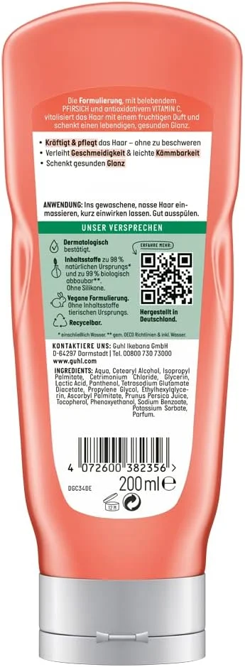 نرم کننده ملایم موی سر گوهل مدل فرش اند فروتی – حجم: 200 میلی لیتر – نوع مو: معمولی نرم کننده ملایم موی سر گوهل مدل فرش اند فروتی – حجم: 200 میلی لیتر – نوع مو: معمولی