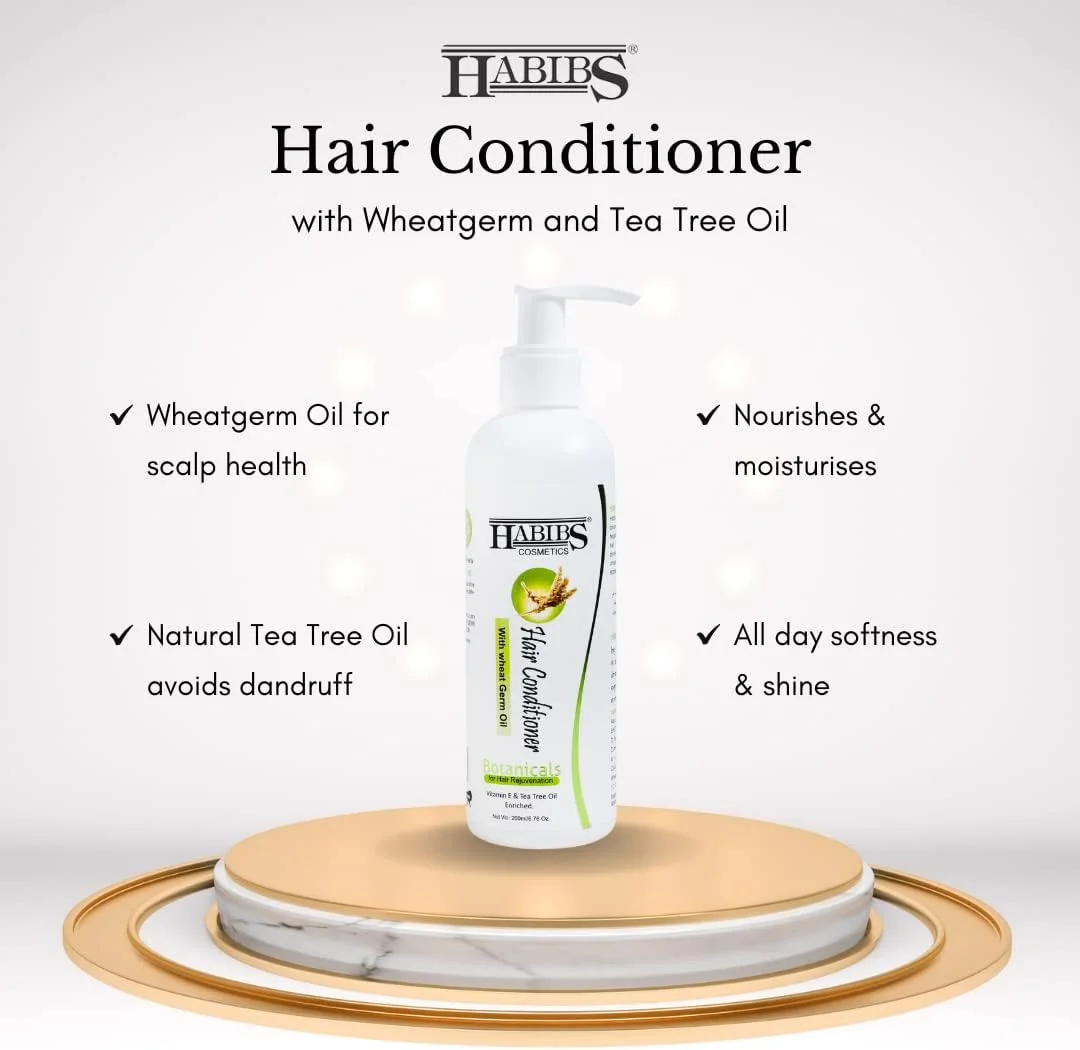 نرم کننده مو بدون عطر حاوی جوانه گندم هبیبز، مناسب موهای چرب، 1 عدد