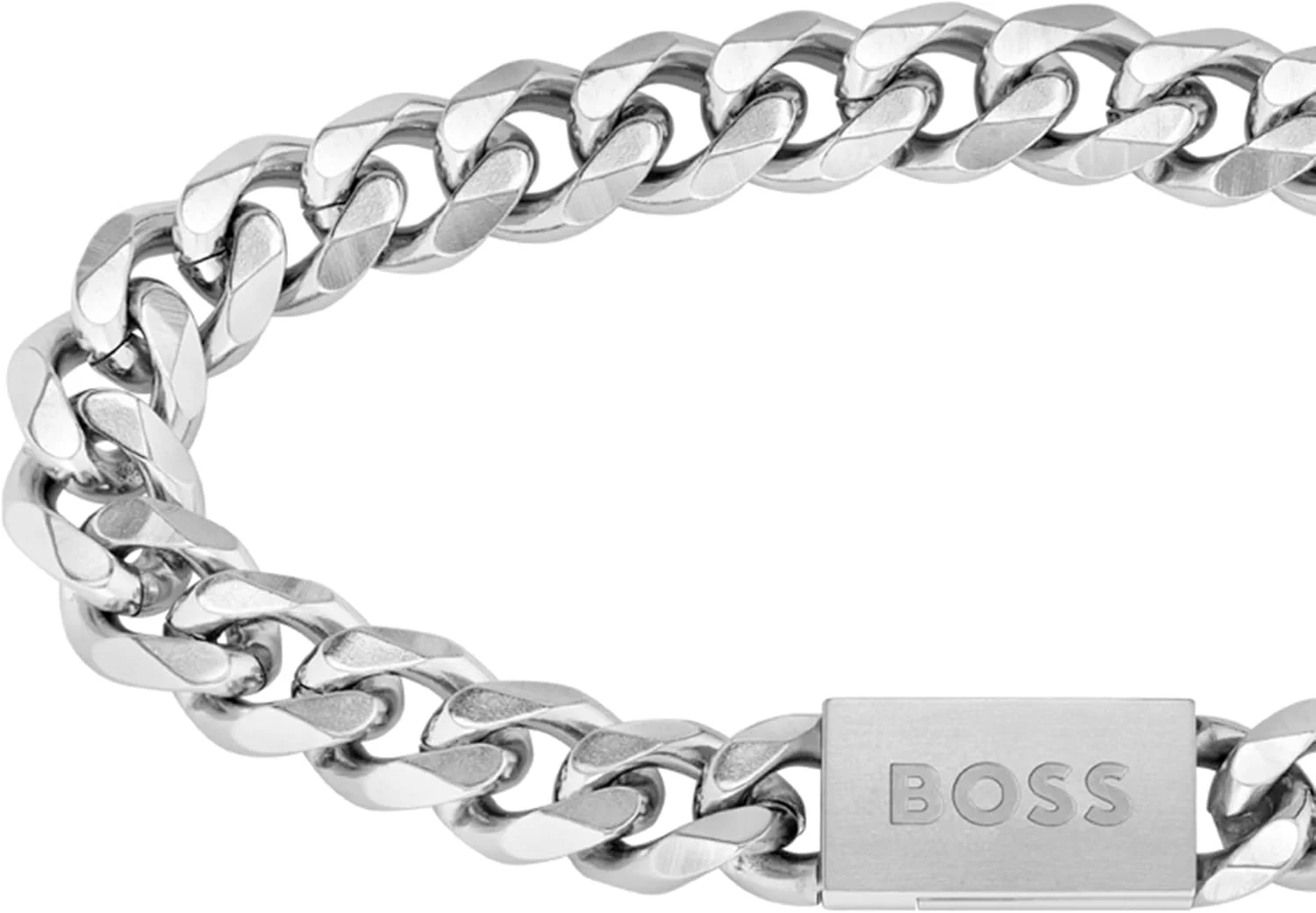 دستبند زنجیری مردانه BOSS Jewelry، مجموعه CHAIN LINK، موجود در دو سایز دستبند زنجیری مردانه BOSS Jewelry، مجموعه CHAIN LINK، موجود در دو سایز