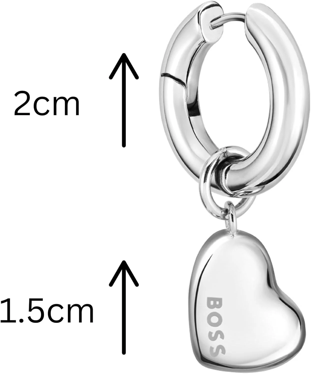 جواهرات BOSS گوشواره زنانه کالکشن Honey Love استیل ضد زنگ و طلای زرد جواهرات BOSS گوشواره زنانه کالکشن Honey Love استیل ضد زنگ و طلای زرد