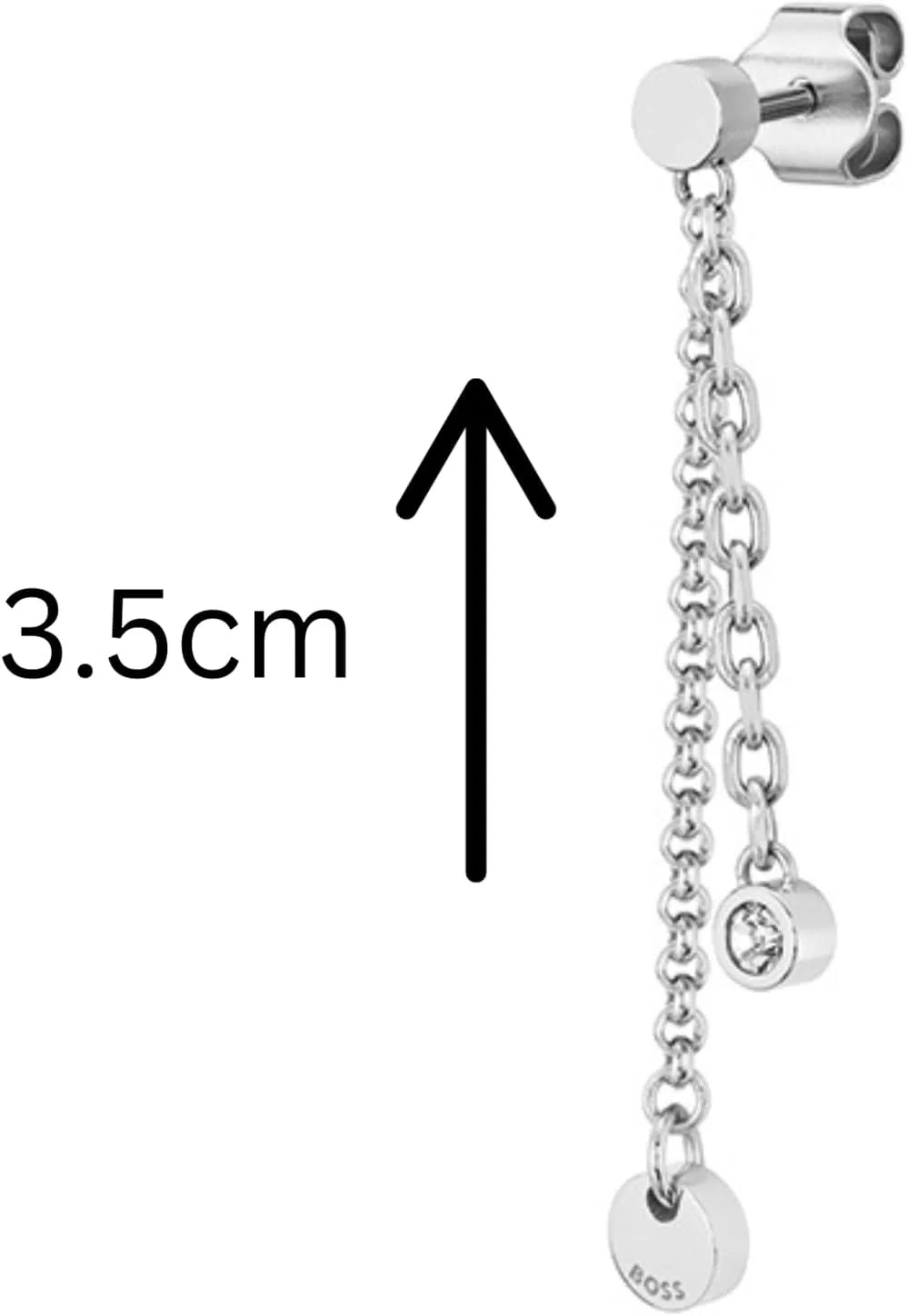 گوشواره آویز و آویزی زنانه هوگو باس مدل IRIS - 1580332 گوشواره آویز و آویزی زنانه هوگو باس مدل IRIS - 1580332