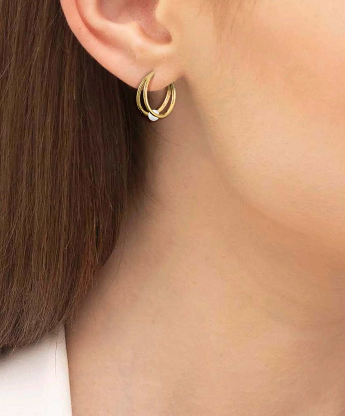 گوشواره زنانه هوگو باس مدل کورا - 1580267 گوشواره زنانه هوگو باس مدل کورا - 1580267