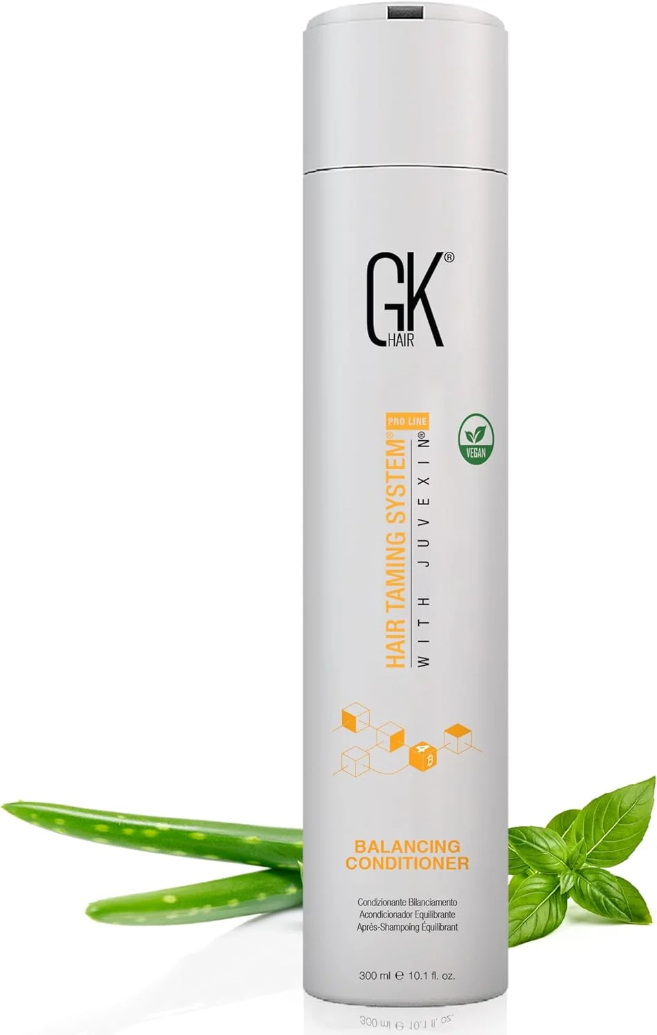 نرم کننده موی سر جی کی هیر گلوبال کراتین بالانسینگ (300 میلی لیتر) مناسب موهای چرب و رنگ شده، استفاده روزانه بعد از شامپو، پاک کننده عمقی و از بین برنده آلودگی ها، بازیابی سطح pH