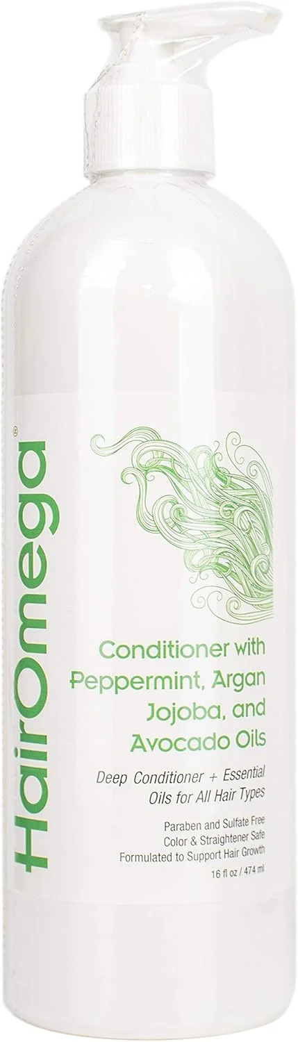 نرم کننده مو دکتر فرمولاز Hairomega حاوی روغن آرگان، مسدود کننده DHT برای ریزش مو و شوره سر - پشتیبانی از رشد موهای سالم تر، قوی تر و بلندتر