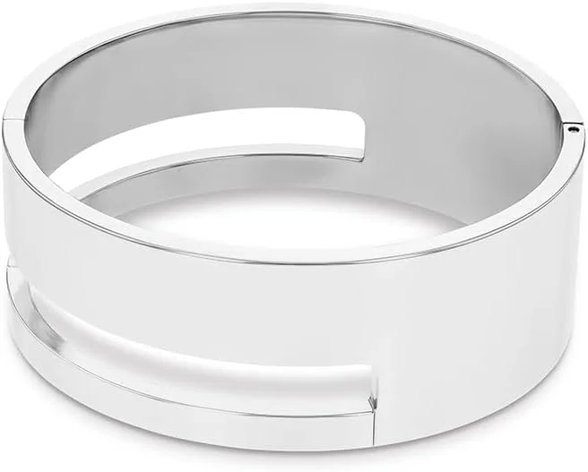 دستبند النگویی زنانه کالوین کلاین مجموعه GEOMETRIC ESSENTIALS از جنس استیل ضد زنگ و طلای زرد