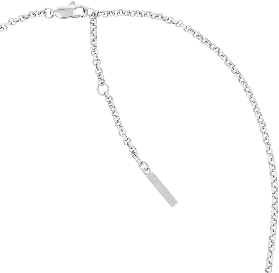 گردنبند زنانه کالوین کلاین، مجموعه حلقه پیچ خورده ساخته شده از استیل ضد زنگ