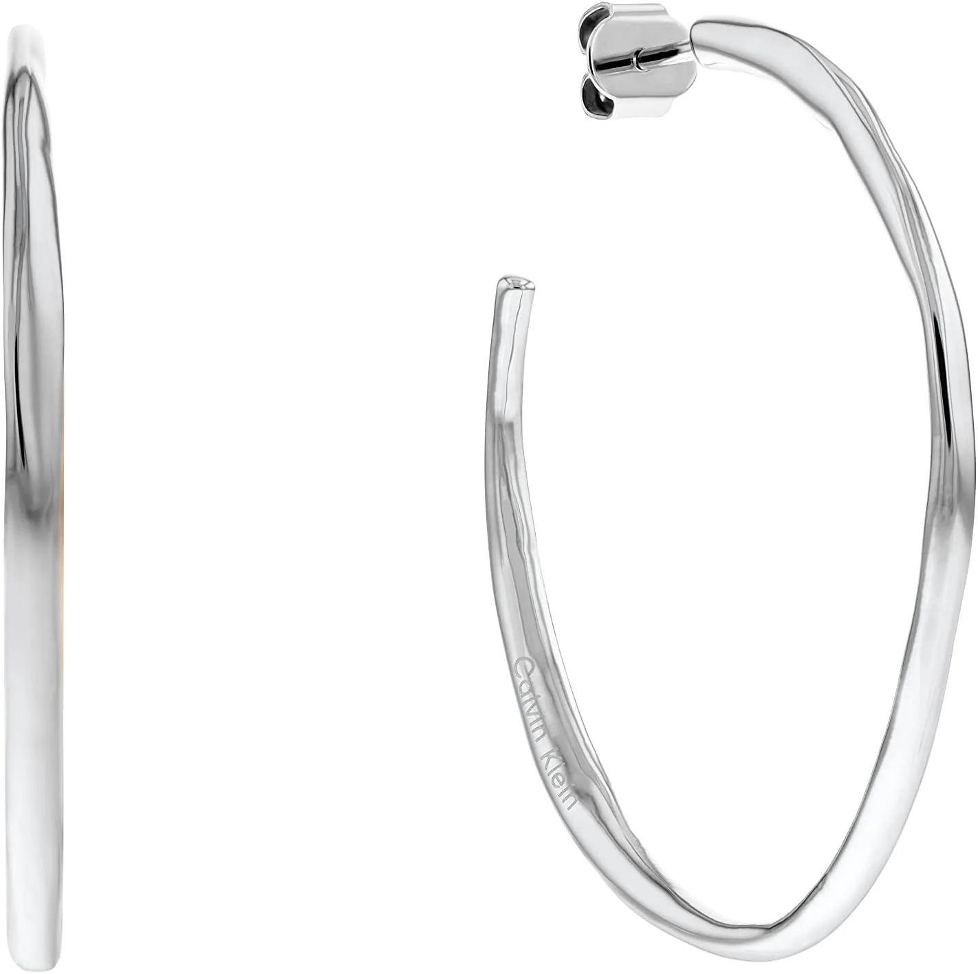 گوشواره حلقه ای زنانه کالوین کلاین مدل MOLTEN PEBBLE - 35000113 سایز One Size