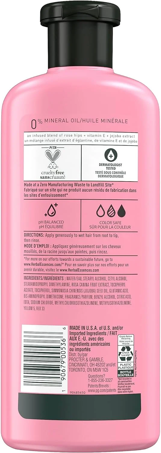 نرم کننده مو Herbal Essences مدل Smooth با عصاره گل رز، 400 میلی لیتر نرم کننده مو Herbal Essences مدل Smooth با عصاره گل رز، 400 میلی لیتر