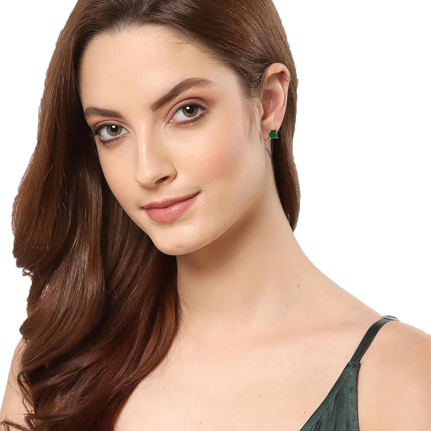 گوشواره های میخی زنانه زنم مدل هندسی با روکش طلایی گوشواره های میخی زنانه زنم مدل هندسی با روکش طلایی