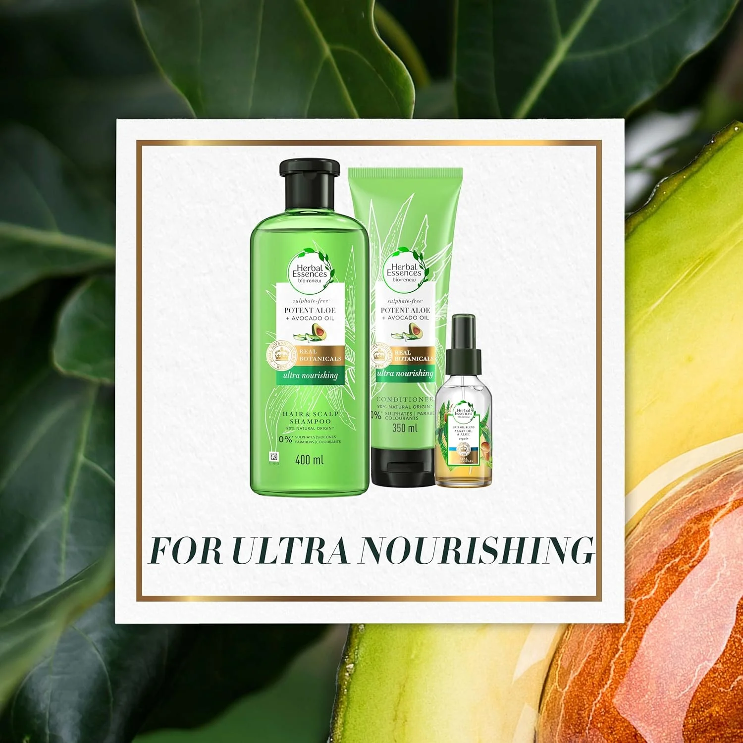 نرم کننده فوق مغذی هربال اسنسز Bio Renew، آلوئه ورا قوی + روغن آووکادو، بدون سولفات، 350 میلی لیتر نرم کننده فوق مغذی هربال اسنسز Bio Renew، آلوئه ورا قوی + روغن آووکادو، بدون سولفات، 350 میلی لیتر