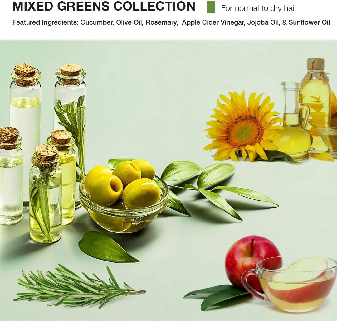 نرم کننده مو MOP Mixed Greens بدون پارابن، با طراوت، 1000 میلی لیتر نرم کننده مو MOP Mixed Greens بدون پارابن، با طراوت، 1000 میلی لیتر